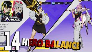 Astro Arena : 3vs3 Battle PvP - Gameplay Walkthrough part 14 - Olga and Kaira Balance(iOS,Android)