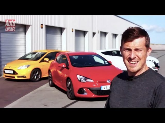 Seat Leon Cupra vs Renault Megane RS vs Opel Astra OPC English subtitled 