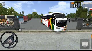 Game driving car bus npm sr3 panorama ada telolet basuri | Bus simulator indonesia gameplay screenshot 3