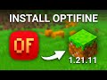 How To Install OptiFine For Minecraft 1.21.11