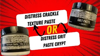 Ranger Crackle Texture Paste or Grit Paste Crypt