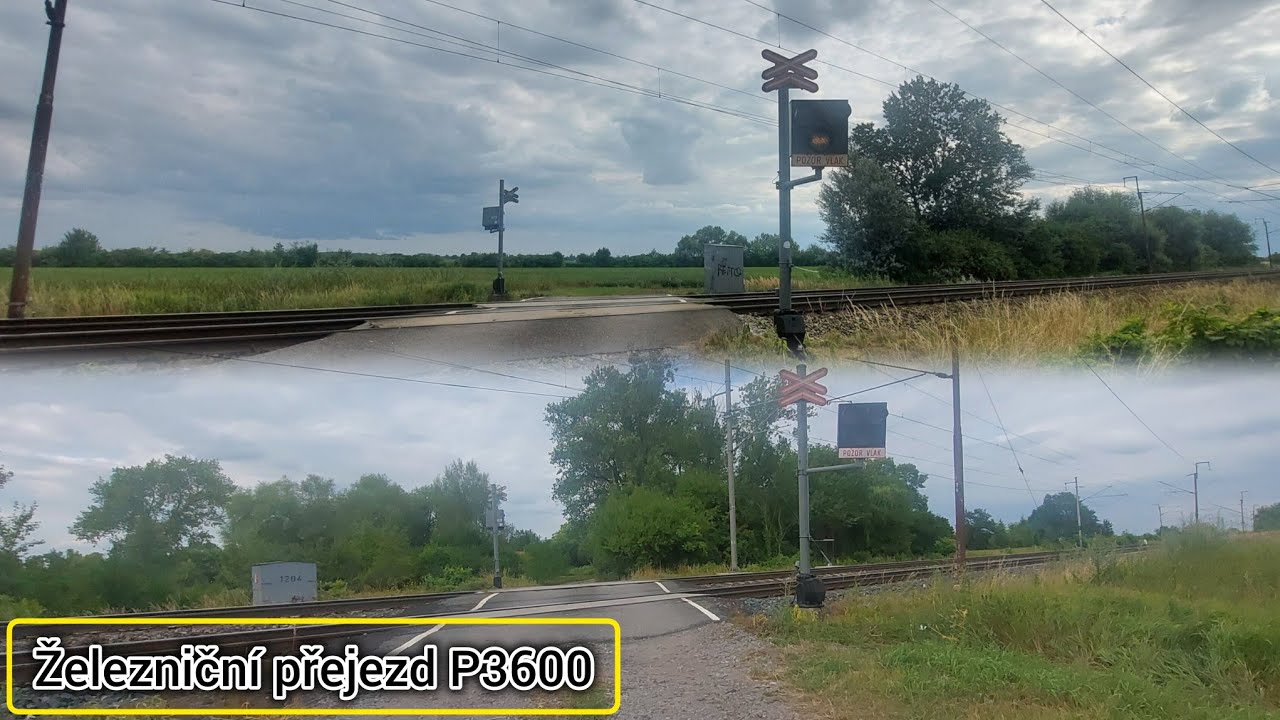 Železniční přejezd Kamenné Zboží [P3600] 22.7.2024