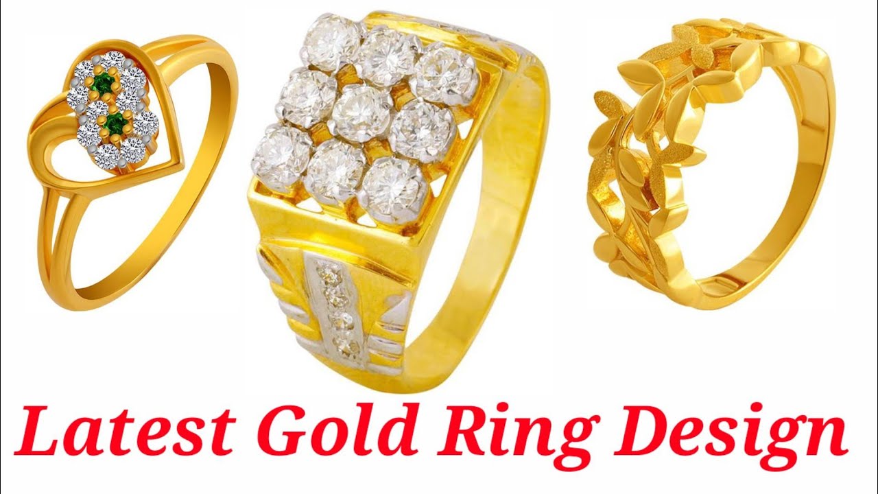 Latest Golden Ring | 22 Carat Pure Gold - YouTube