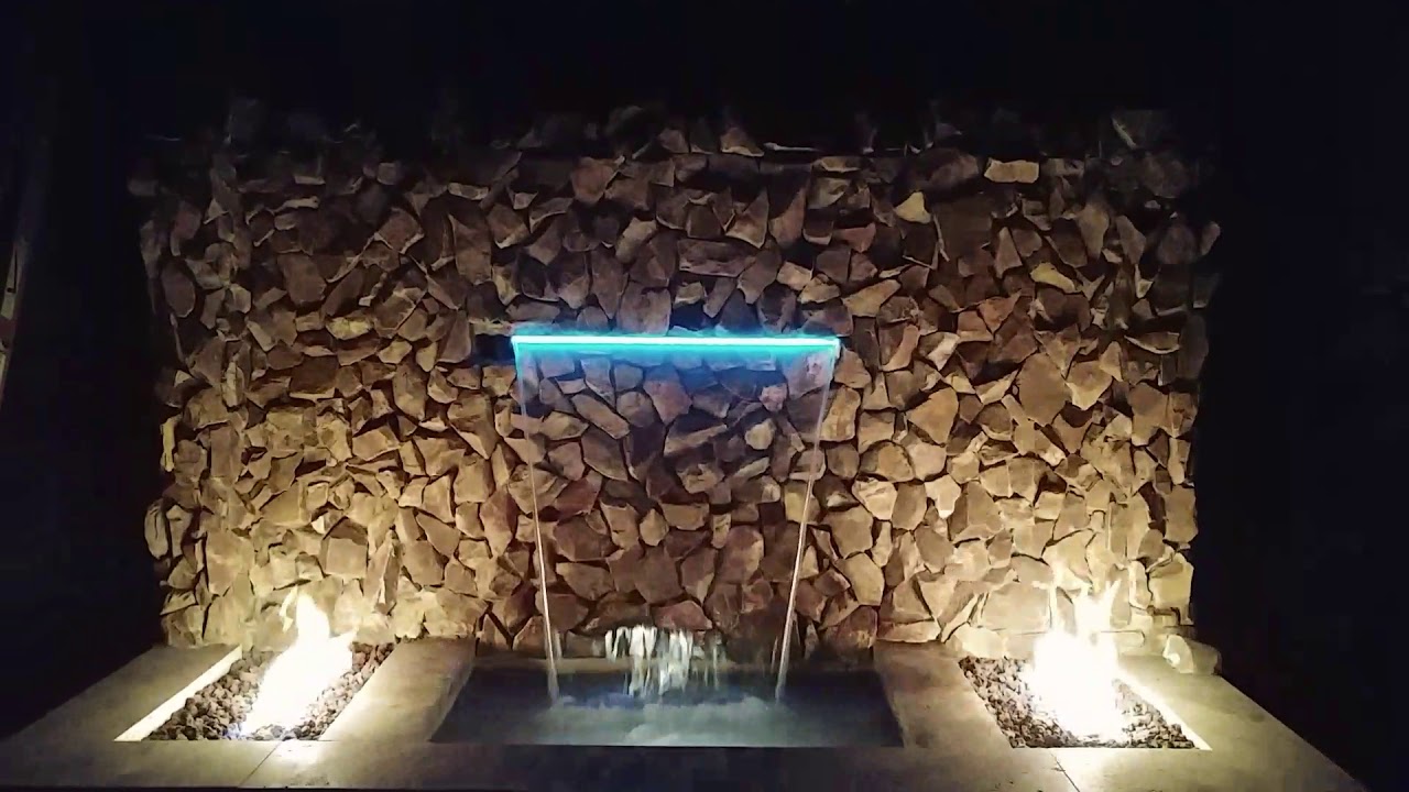 Reyes Waterfall Landscaping - YouTube