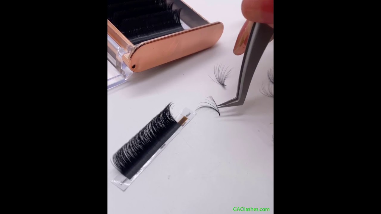 individual eyelash extension One second flower wholesale lashes vendor GAOlashes