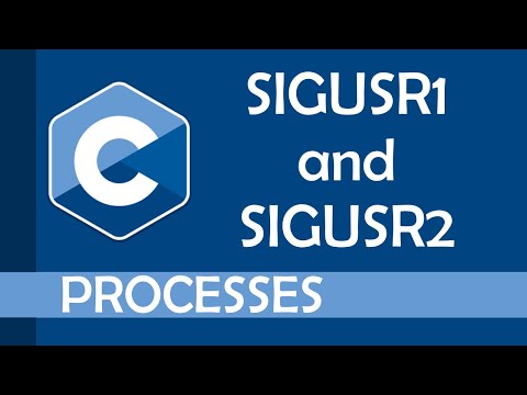 Communicating between processes using signals