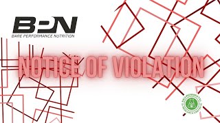 Bare Performance Nutrition: NOTICED for Alleged LEAD contamination in 4 Products (2nd of 2 notices)