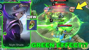 LING NIGHT SHADE GREEN COLOR EFFECT IS HERE (MUST TRY)!! | LING NEW EPIC SKIN COLOR CHANGE IN MLBB