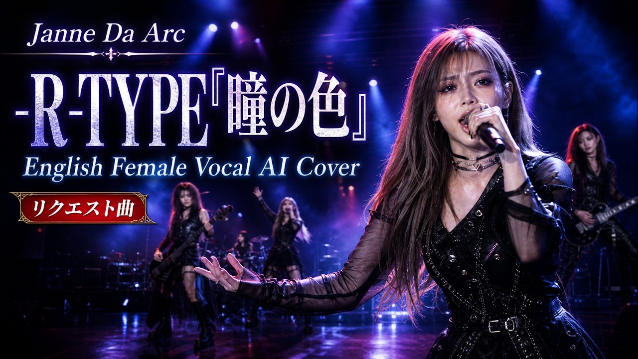 Janne Da Arc -R-TYPE「瞳の色」English Female Vocal AI Cover