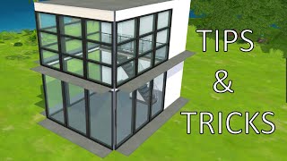 How to use balcony to make Open-to-Below building | The Sims Mobile screenshot 3
