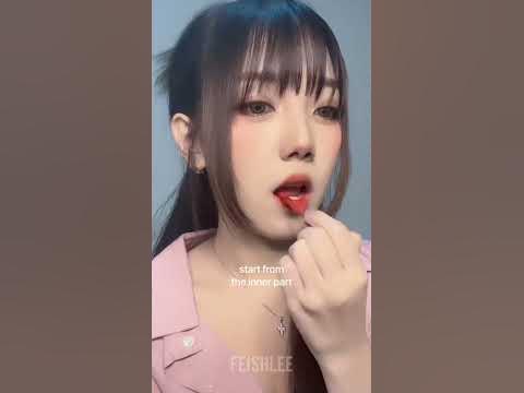 Korean celebrity lip filler effect transformation glossy plump lips ...