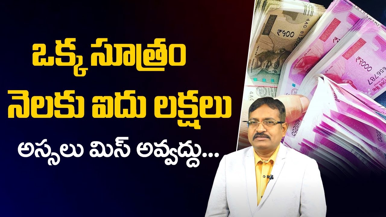 Financial Planning In Telugu | Financial Planning For Beginners | How To Manage Salary |Money Mantra