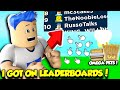 I FINALLY Hatched OMEGA PETS And GOT ON THE LEADERBOARDS In Tapping Simulator!! (Roblox)