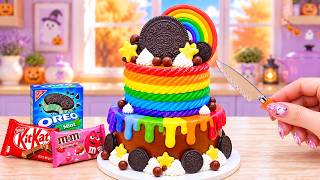Amazing Mini Rainbow Oreo Cake Recipe With Chocolate