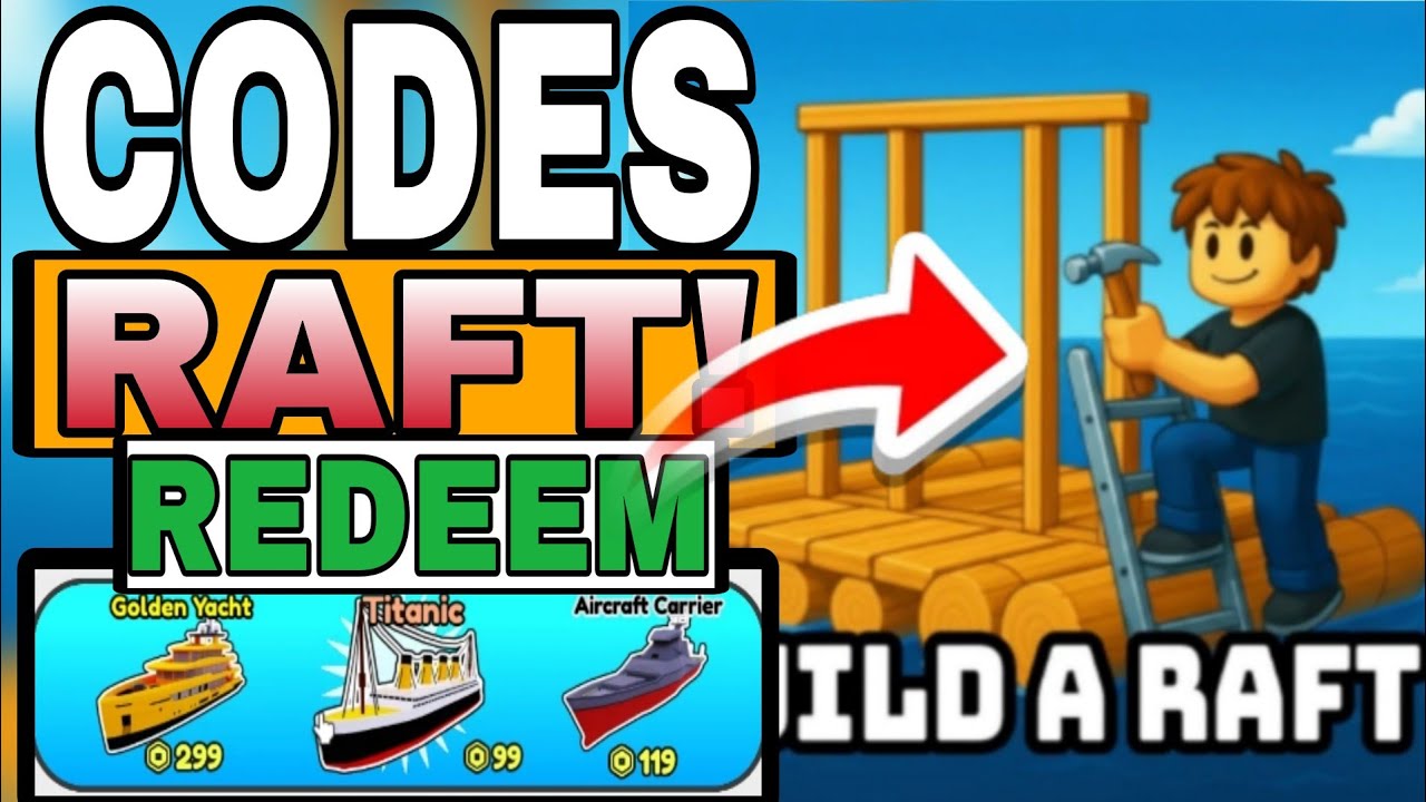Все* секретные *🌊 коды для Raft Tycoon | Коды для 🌊 Raft Tycoon Roblox 2025