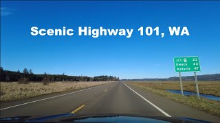 [4K/UHD] Drive Down Scenic Highway 101, Washington