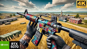 🔥PUBG PC FPP: Erangel SCHOOL DESTRUCTION | Ryzen 9800X3D+RTX 5070 | 4K Ultra Graphics(No Commentary)