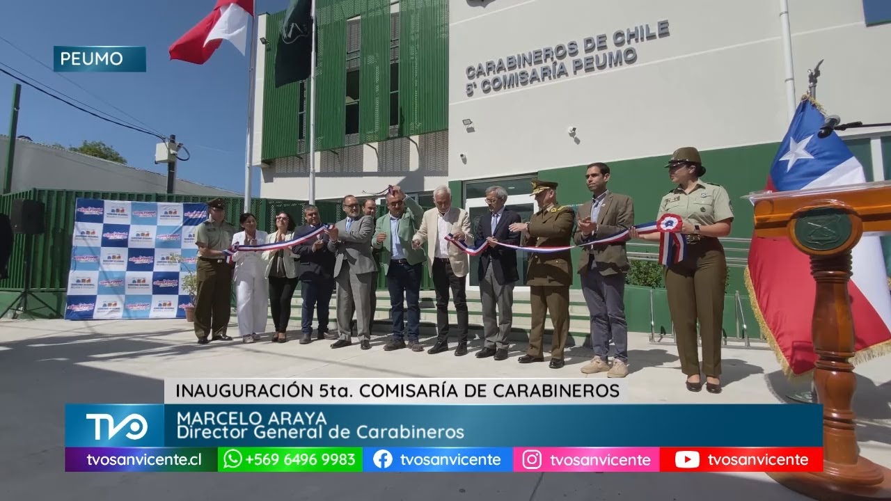Peumo cuenta con nueva y moderna Comisaría de Carabineros