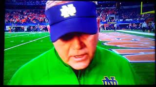 Celebrity Brian Kelly halftime interview Net Worth
