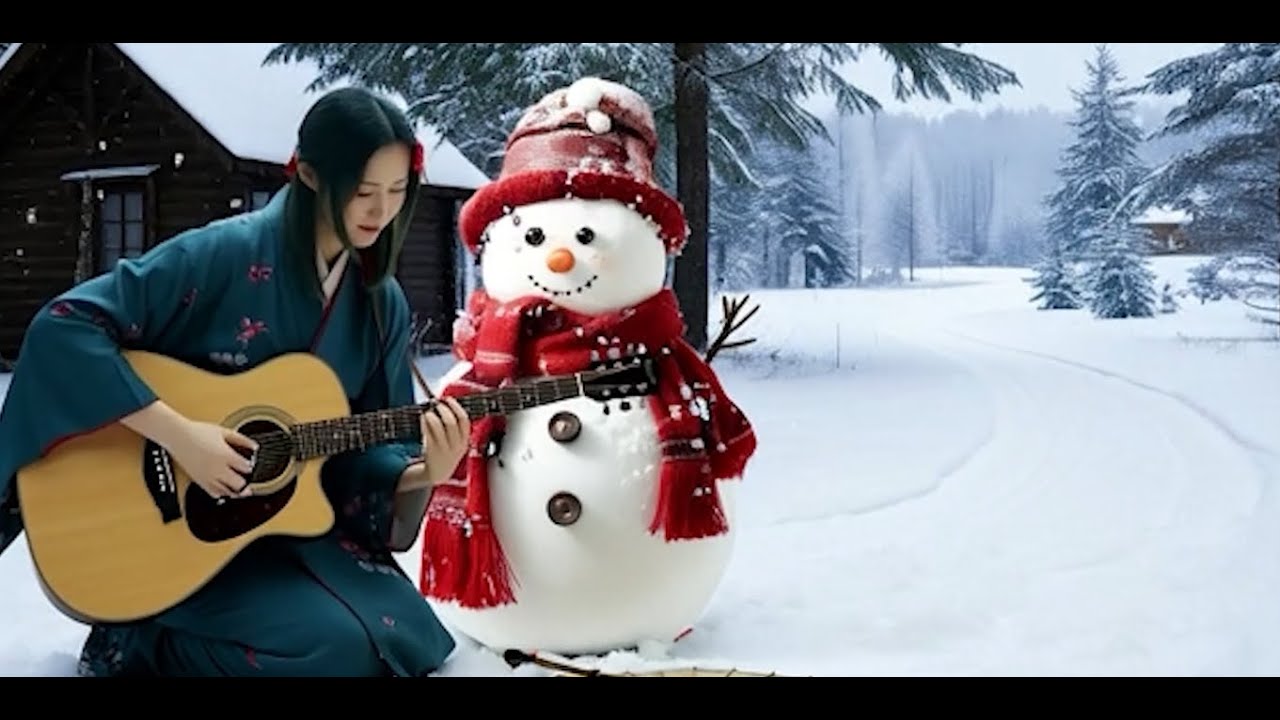 Peaceful Season Snow Guitar Relaxation🎸 . 🌨️💙