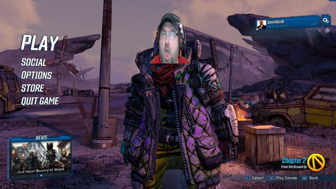 Snore Dizzle Live Stream Borderlands 3