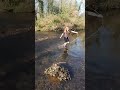 Can we make it across this BIG RIVER watch till the end 🤣 #river #cold #freezing