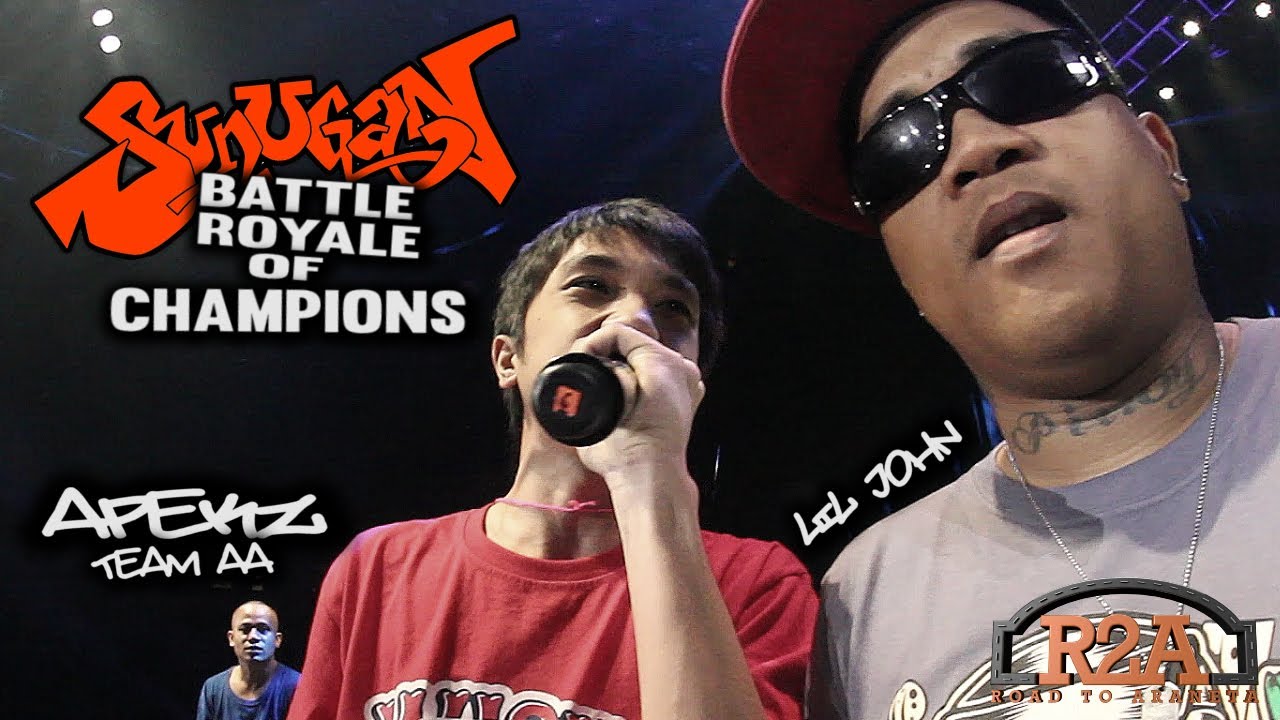 R2A SUNUGAN BATTLE ROYALE OF CHAMPIONS Apekz vs LiL John vs Razor