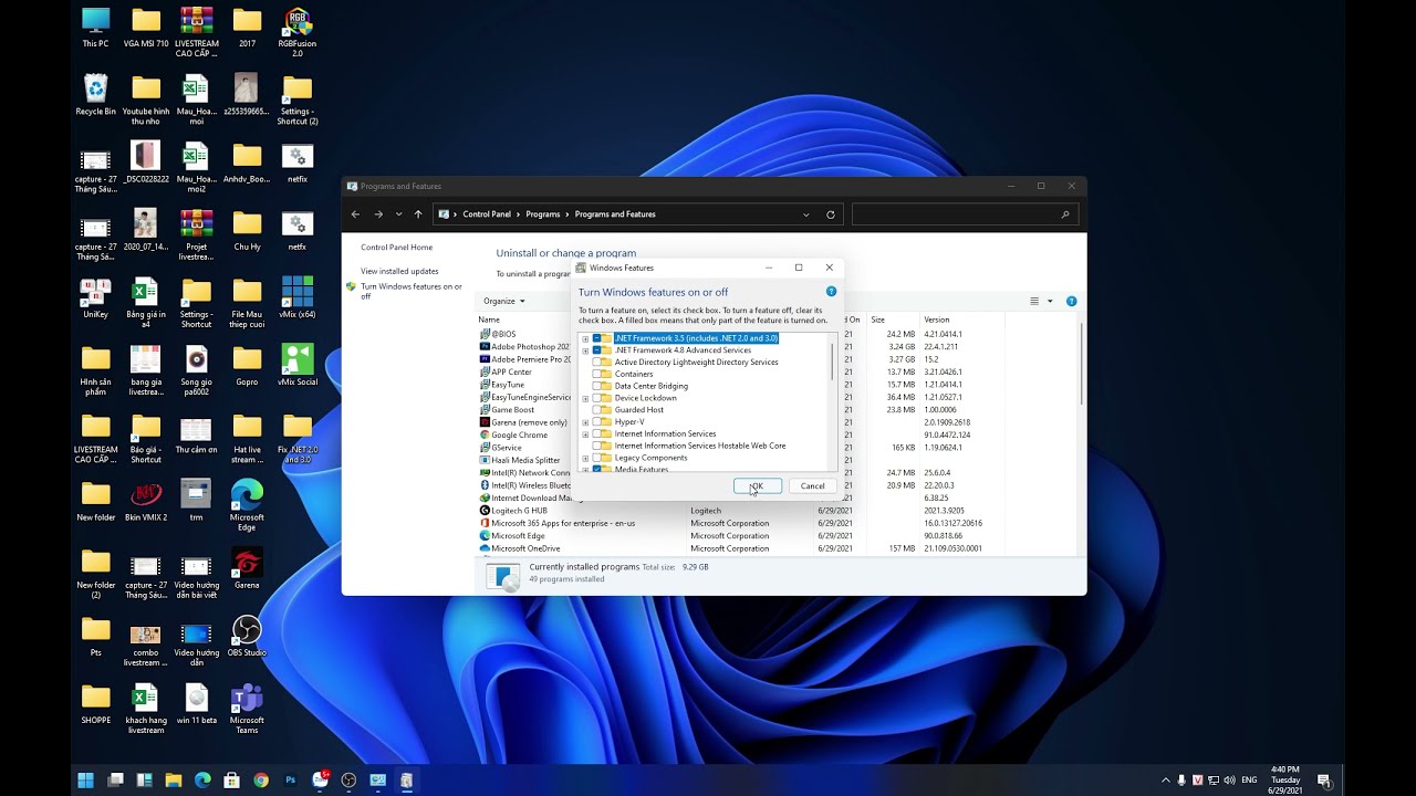 .net framework 3.5 2022 Update Cách sửa lỗi Windows 11 không cài được .Net Framework 3.5 ( Windows 11 Fix .Net 3.5 Framework)