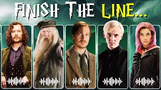 Finish the Line 🔊 | Harry Potter Edition 🧙‍♂