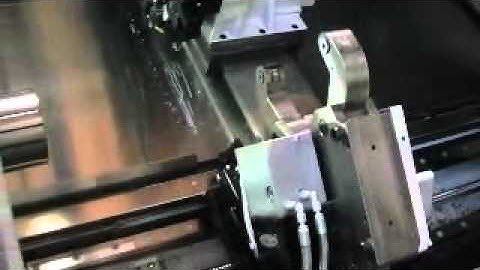 Okuma LB4000 Auto Steady Rest Dry Run #1