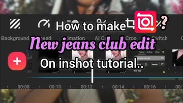 MAKING A NEW JEANS JERSEY CLUB EDIT ON INSHOT☁️ #tutorial #kpop #editing