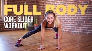 13-Minute Full Body Workout Using Core Sliders (Sliding Disks)