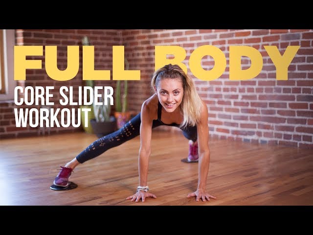 15-minute core slider workout you can do at home. The best slider