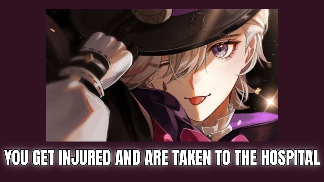 You get injured and are sent to the hospital - lyney x listener