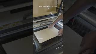 Watch as we make rhinestone sorter trays with our laser.