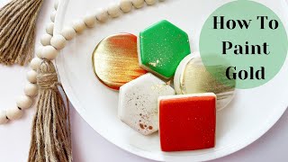 How To Paint Gold On Sugar Cookies (Splatter And Swipe Techniques) - Everything You Need To Know!