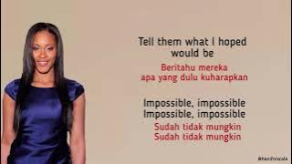 Shontelle - Impossible | Lirik Terjemahan