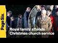 Prince William, Kate Middleton, Princess Eugenie &amp;amp; more of the royal family attends the Chris...