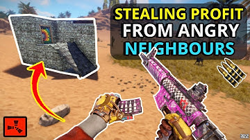 HIJACKING A RAID From ANGRY RICH KIDS Makes Me A NICE PROFIT!! - RUST SOLO