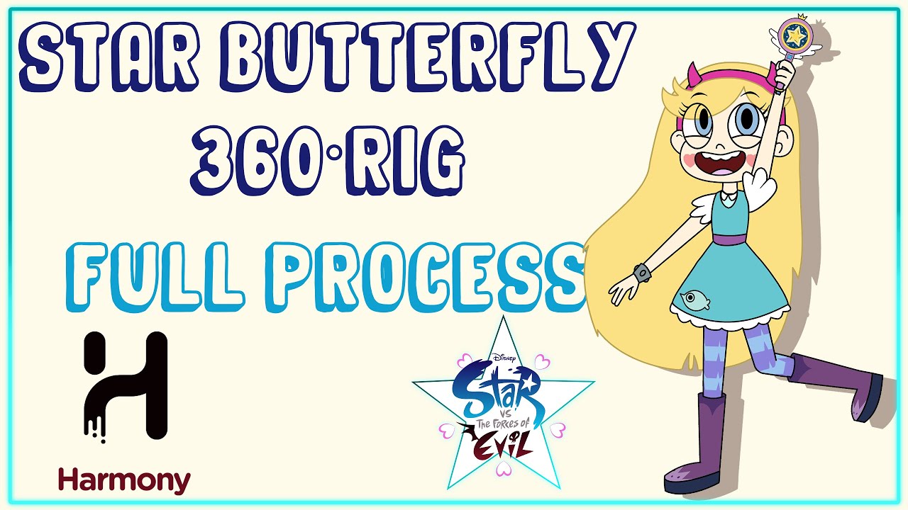 Star Butterfly 360 Rig Timelapse (TOON BOOM) - YouTube