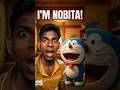 Banala Venkatesh as Nobita with Doraemon in Real Life | Telugu AI Video | Nellore Marketer