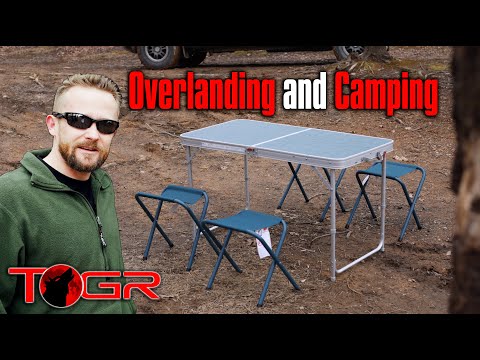 Truck Camping- Overland And Camping Table   Decathlon Folding Table   Real Review