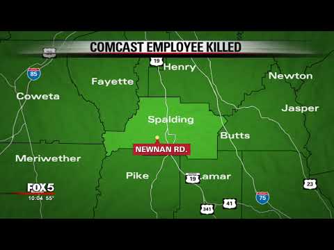 Comcast employees killed in Spalding County