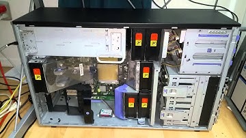 Impressive power on of an IBM eServer x3400 7976