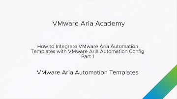 How to Integrate VMware Aria Automation Templates with VMware Aria Automation Config Part 1