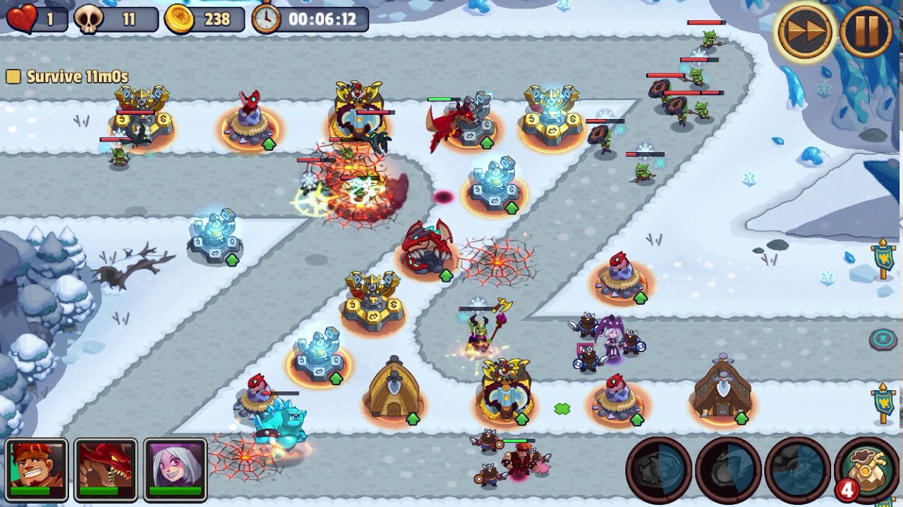 Realm Defense | Shattered Realms | Level 28 | Sleepy Ice | 11 Minutes | Tundra Plateau