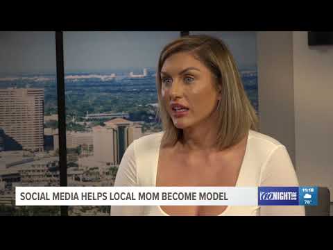 Social media helps local mom become a model