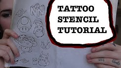 TATTOO STENCIL TRANSFER TUTORIAL 