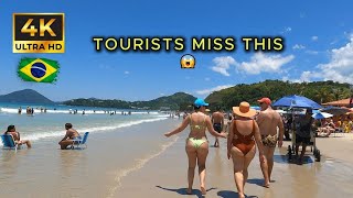 Stunning Hidden Paradise in Brazil 🌊 Secret Beach Hike | 4K Ultra HD Blue Seas &amp; White Sands"