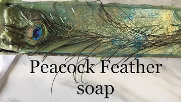 Peacock Feather soap